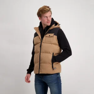 Cars Jeans Winter Bodywarmer Stoyder Poly Khaki