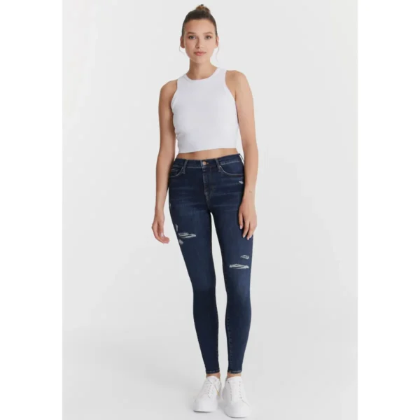 Coj Jeans Sophia Dark Blue Destroyed