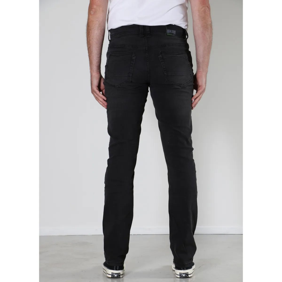 New Star Jeans Jv Slim Black Denim - Afbeelding 2